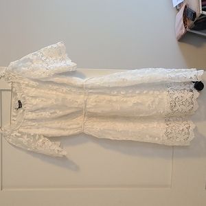 White lace dress